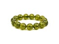 Green Olivine or Green Peridote lucky stone bracelet Beads