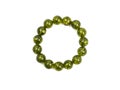 Green Olivine or Green Peridote lucky stone bracelet Beads