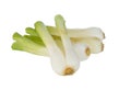 Green Onion on white background