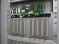 Green optic fiber cables and green lighting indicators