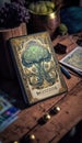 The Green Oracle: An AI Generated Tarot Card Unveiling the Broccoli\'s Nourishing Secrets