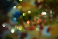 Green orange blue bokeh, circular lights colorful hues, background, bokeh Royalty Free Stock Photo