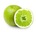 Green orange fruit isolated Royalty Free Stock Photo