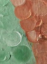 green orange painting texture background drawing Royalty Free Stock Photo