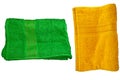 Green and Orange towels