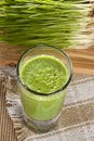 Green Organic Wheat Grass Shot Royalty Free Stock Photo