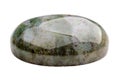 Green oval jasper cabochon