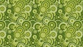 Green Overlapping Concentric Circles Pattern Background Graphic Royalty Free Stock Photo