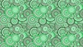 Green Overlapping Concentric Circles Pattern Vector Art Royalty Free Stock Photo