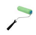 Green paint roller Royalty Free Stock Photo