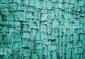 Green paint texture on the wall, Rio Royalty Free Stock Photo