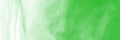 Green panoramic watercolor background. Different shades of green