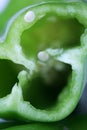 Green paprika, Macro