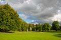 Park in town of Ringsted in Denmark Royalty Free Stock Photo
