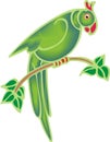 Green parrot