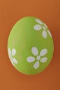 Green pastel Easter egg Royalty Free Stock Photo