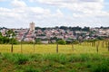 Green Pasture and Skyline from Pederneiras, Brazil