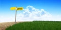 Green Pastures Sign Royalty Free Stock Photo