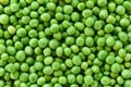 Green pea. Background for postcards. Green background and peas Royalty Free Stock Photo