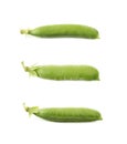 Green pea bean isolated Royalty Free Stock Photo