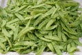 Green pea pods Royalty Free Stock Photo