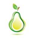 Green pear icon