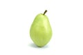 Green pear isolated at white background Royalty Free Stock Photo