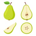 Green pear set