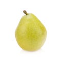 green pears over white background Royalty Free Stock Photo