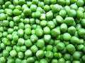 Green peas background