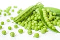 Green Peas background texture vegetable. fresh backgr Royalty Free Stock Photo