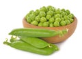 Green peas close up