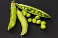 Green peas Royalty Free Stock Photo
