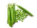 Green Peas Isolated Royalty Free Stock Photo