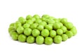 Green peas isolated. Royalty Free Stock Photo