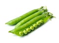 Green peas .