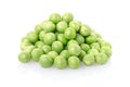 Green peas pile Royalty Free Stock Photo
