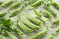 Green peas pods