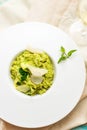 Green Peas risotto Royalty Free Stock Photo