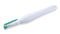 The green pen corrector on a white background Royalty Free Stock Photo