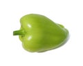 Green pepper isolated on white