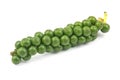 Green peppercorn isolated