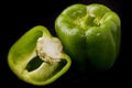 Green peppers Royalty Free Stock Photo