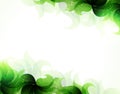 Green petals background