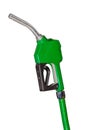 Green petrol gun isolated