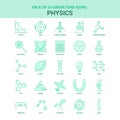 25 Green Physics Icon set