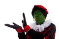 Green piet ( black pete) jest on typical Dutch character