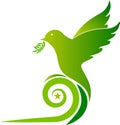 Green pigeon logo