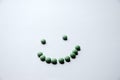 Green Pill Smile Royalty Free Stock Photo