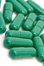 Green pills Royalty Free Stock Photo